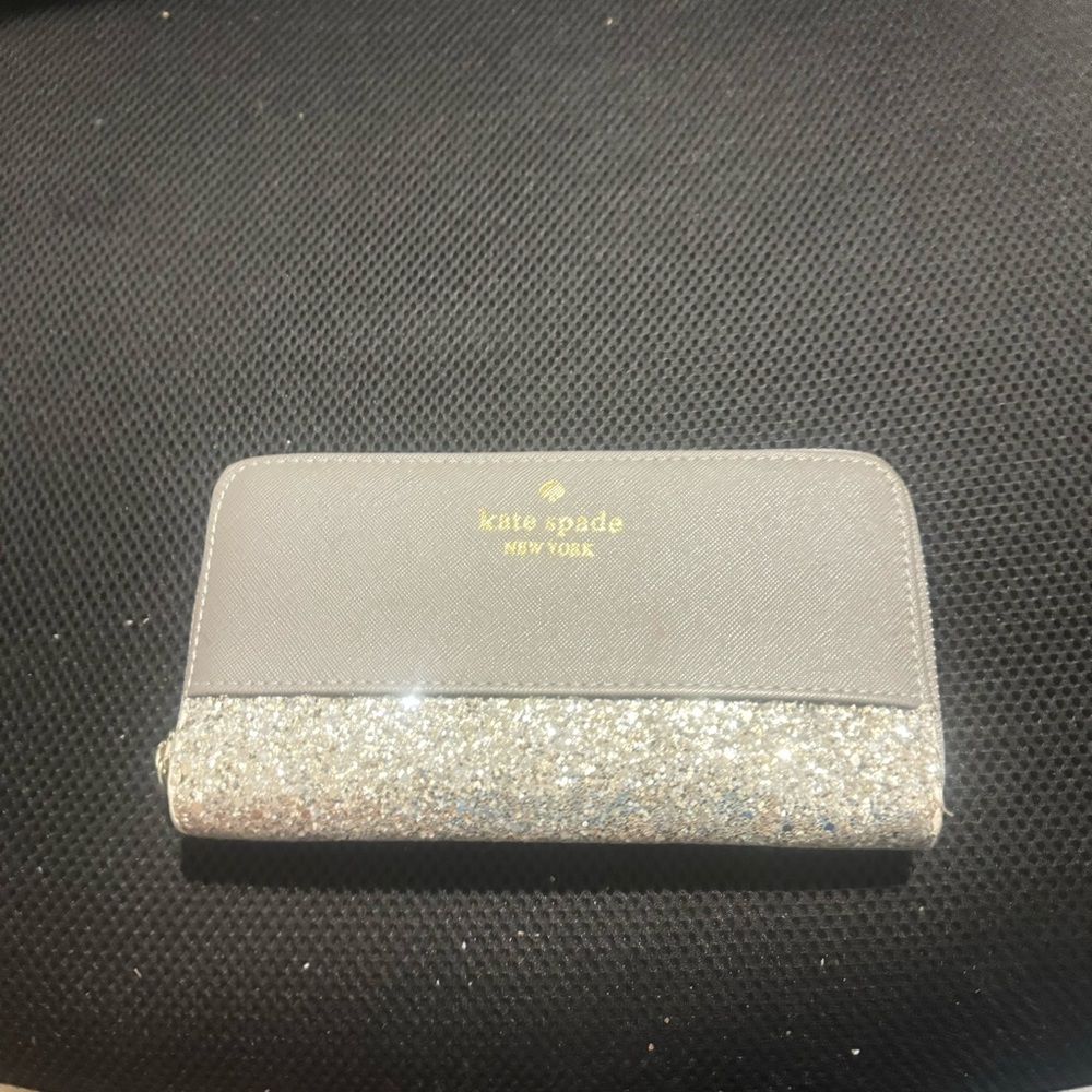 Kate Spade Greta Court Glitter Neda Cityscape Wallet NWT